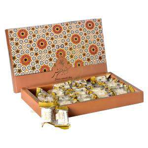 گز لقمه بادام 18 درصد با گیاه ترنجبین 450 گرمی